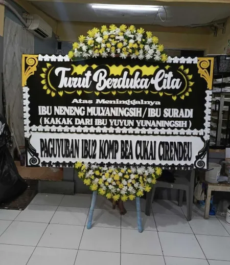 Papan Bunga Duka Jambudipa Cisarua