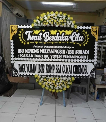 Papan Bunga di Jambudipa Cisarua